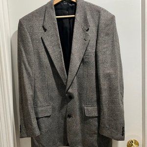 Men Christian Aujard Chic Cashmere Blend Wool Woven Italy Blazer Sport C…